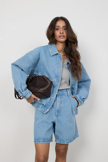 Szorty Amelia Light Blue Petite