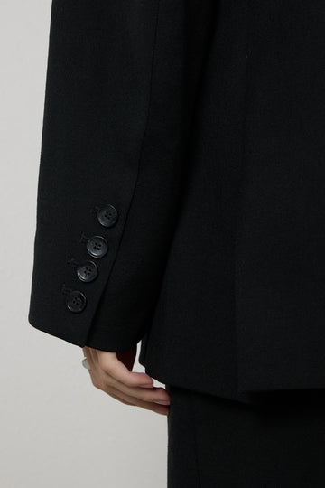 Marynarka Faro Wool Black Petite