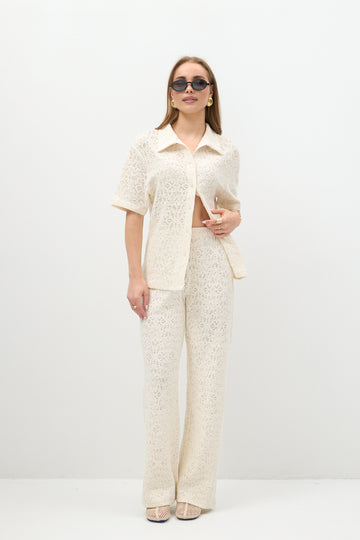 Spodnie Boreto Cream Petite