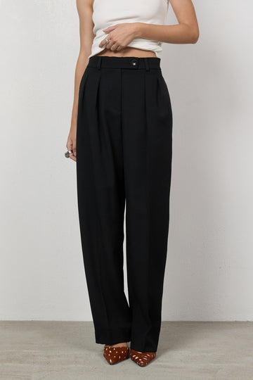 Spodnie Varno Wool Black Petite