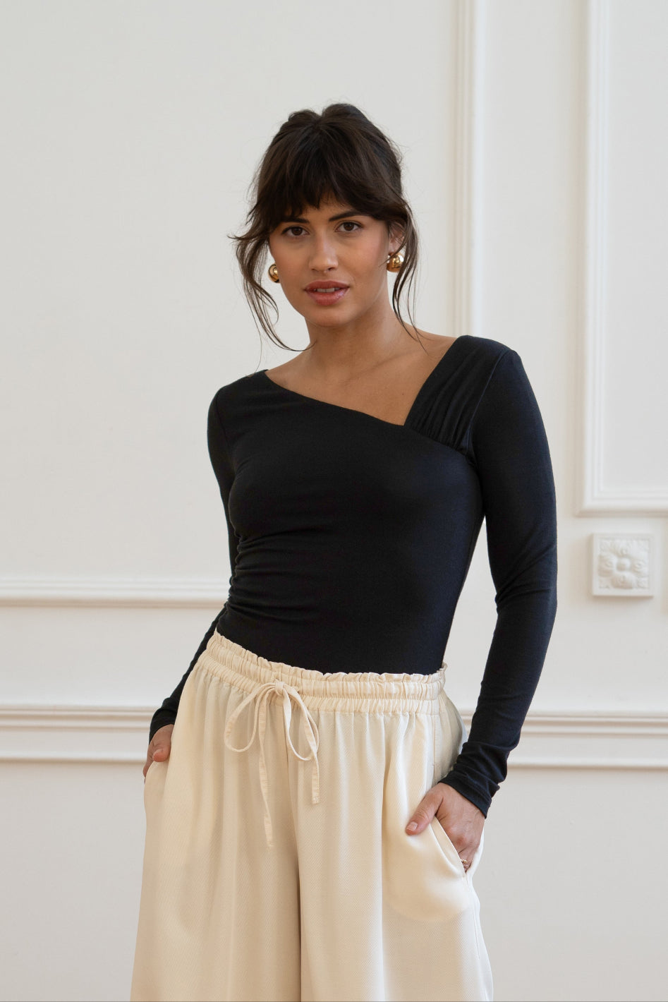 Bluzka Azalia Black Petite
