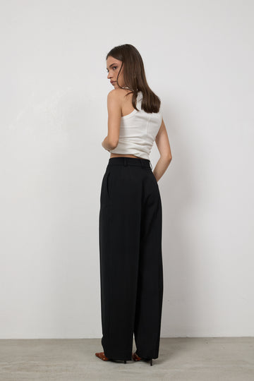Spodnie Varno Wool Black Petite