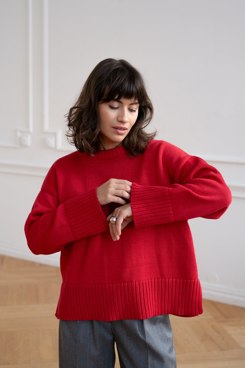 Sweter Malfi Red Petite