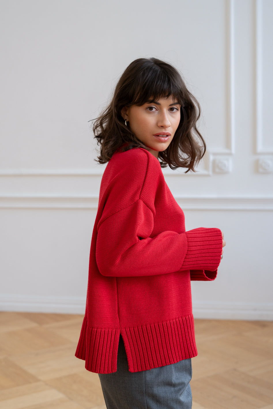 Sweter Malfi Red Petite