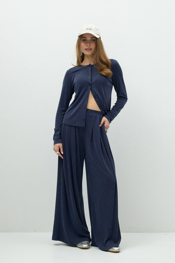 Spodnie Nomee Navy Petite
