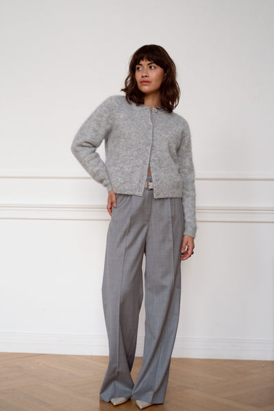 Spodnie Esper Light Grey Wool Petite