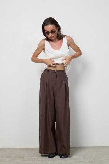 Spodnie Algero Brown Petite