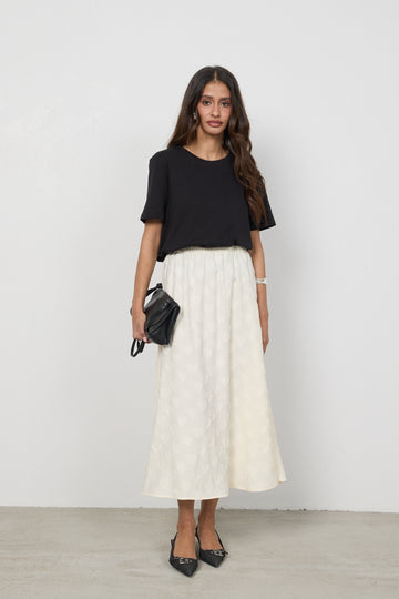 Spódnica Melani Cream Petite