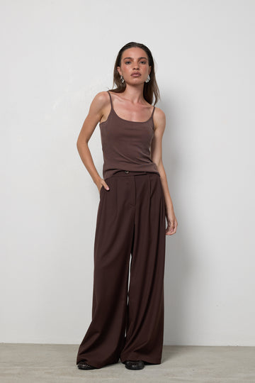 Spodnie Grego Brown Petite