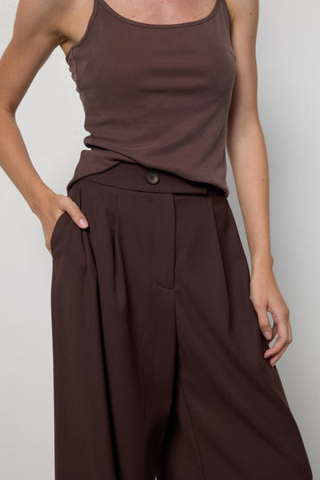 Spodnie Grego Brown Petite