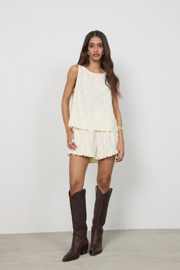 Top Ari Cream Petite