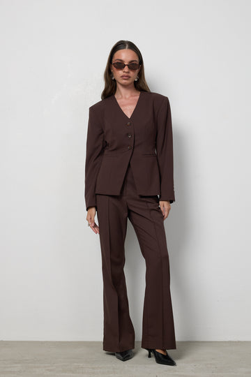 Spodnie Flaro Brown Petite