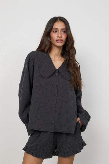 Szorty Avine Washed Black Petite