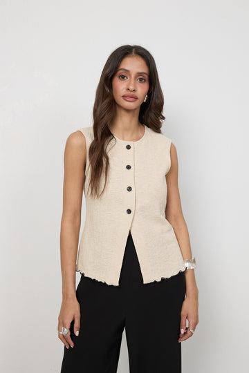Kamizelka Vita Beige Petite