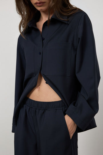 Spodnie Ulis Midnight Navy Petite