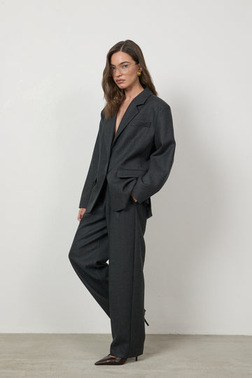 Marynarka Faro Wool Grey Petite