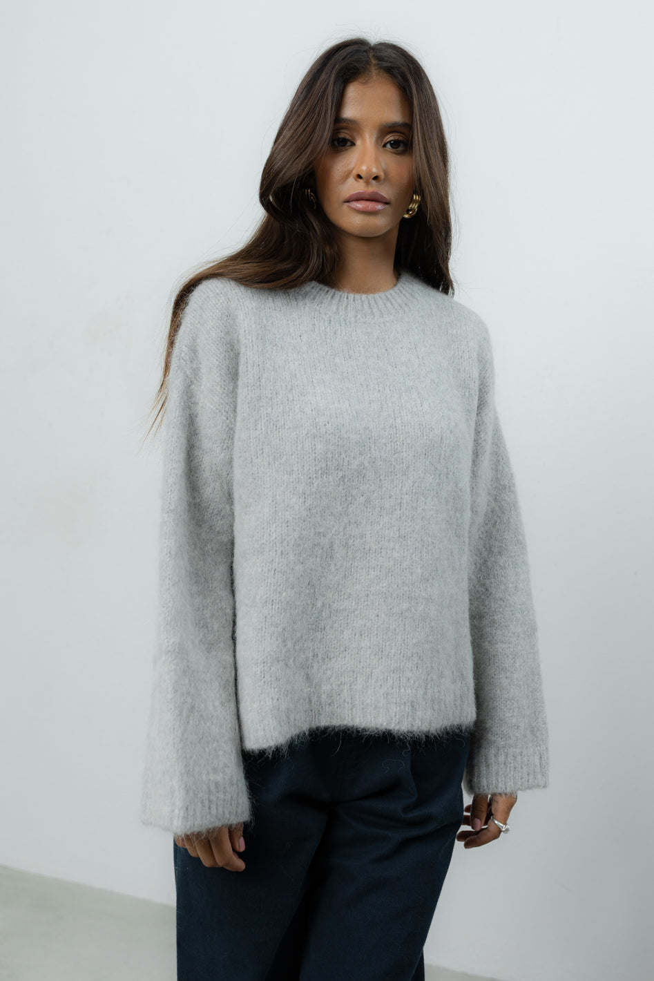 Sweter Ismo Light Grey Petite