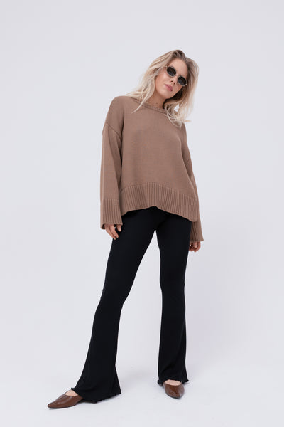 Sweter Malfi Brown Petite