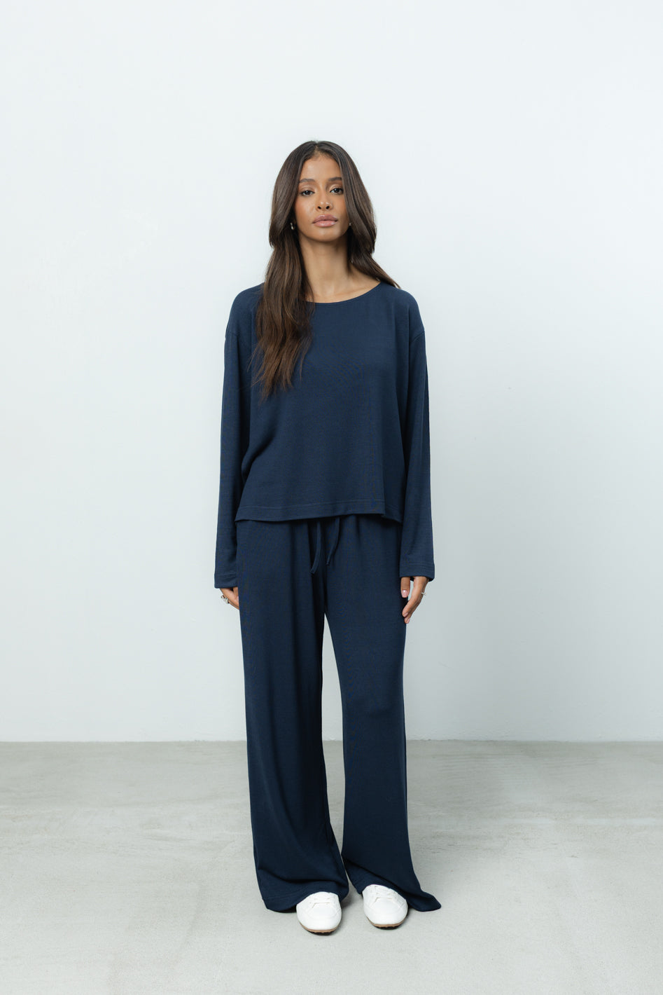 Longsleeve Loren Navy Petite