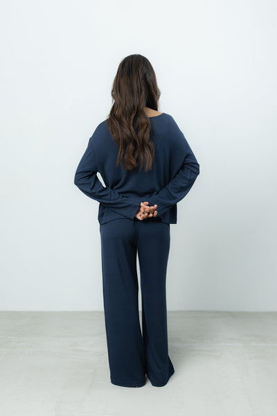 Longsleeve Loren Navy Petite
