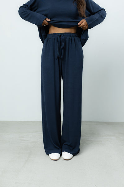 Spodnie Lenno Navy Petite
