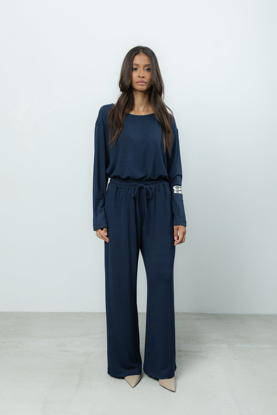 Longsleeve Loren Navy Petite