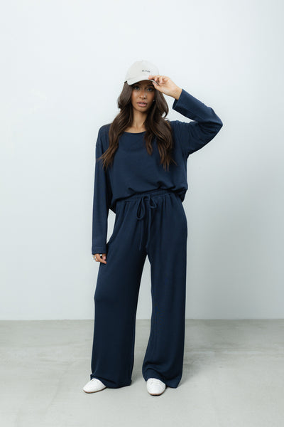 Longsleeve Loren Navy Petite