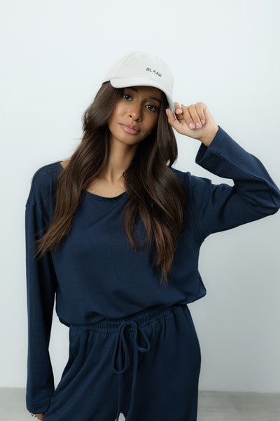 Longsleeve Loren Navy Petite