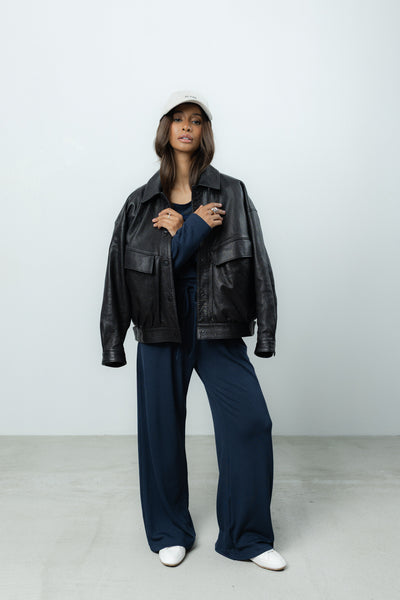 Longsleeve Loren Navy Petite