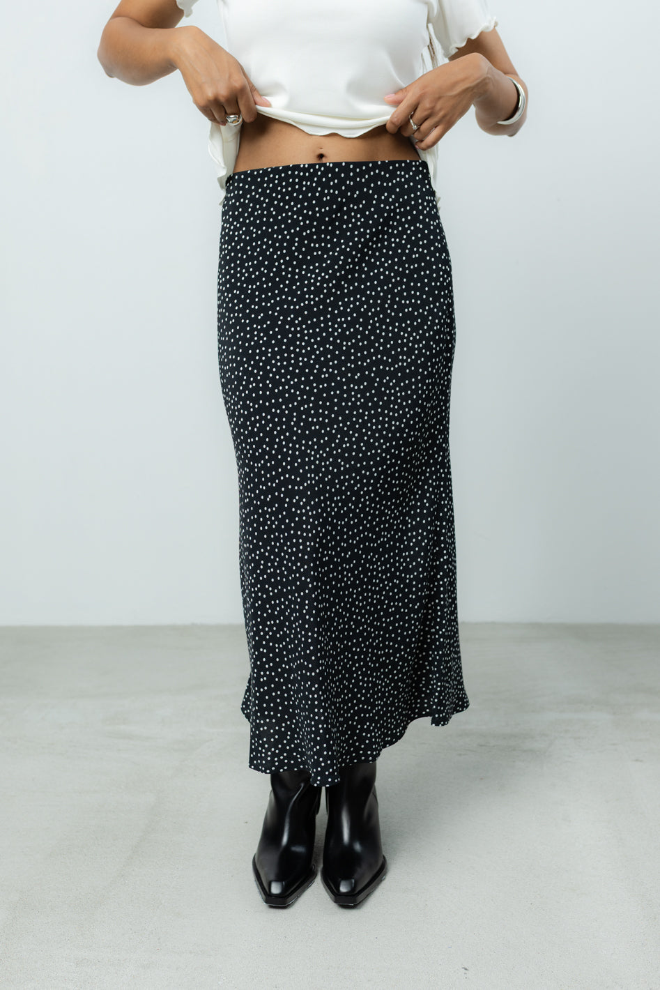 Spódnica Brina Black Dots Petite