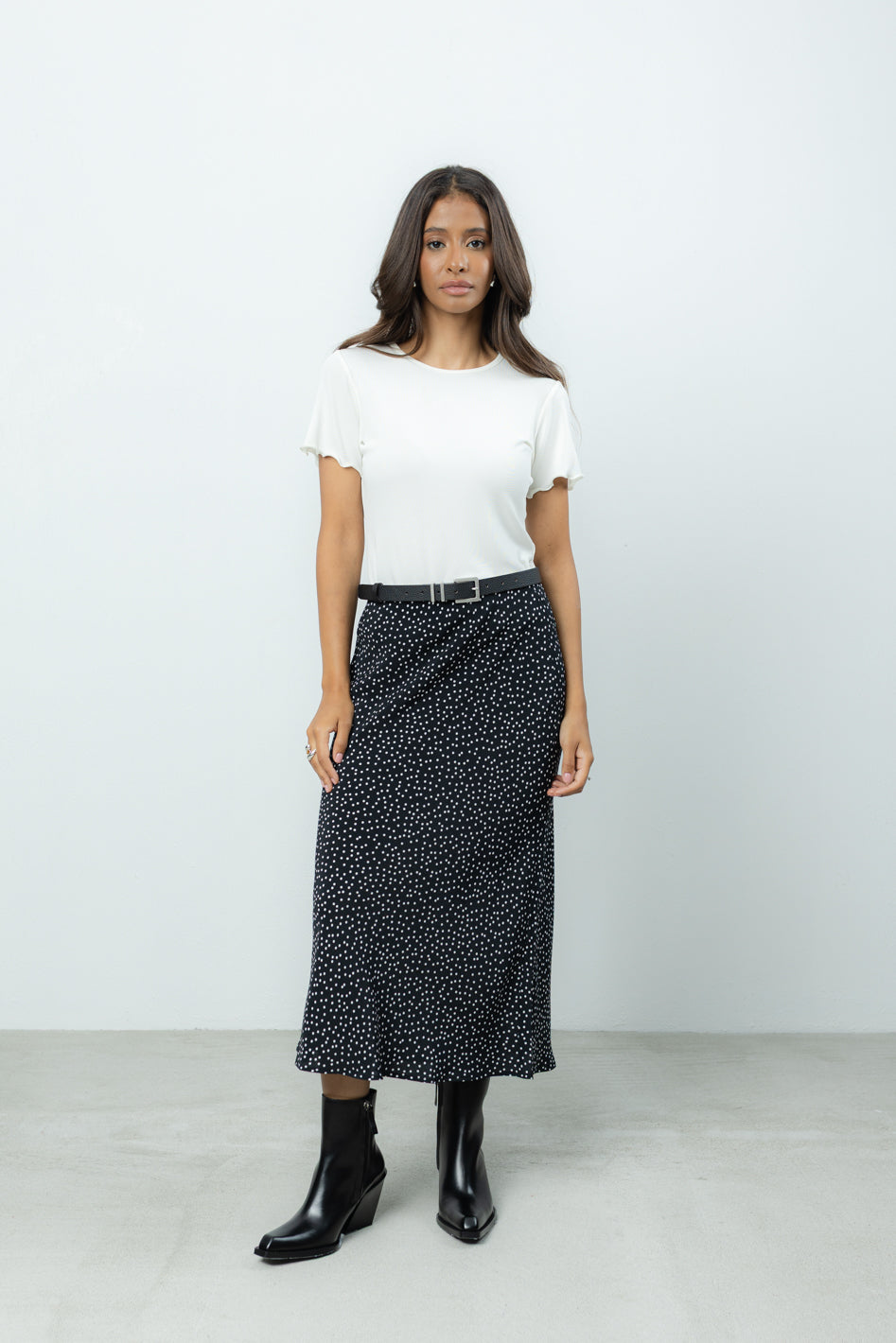 T-shirt Gaia White Petite