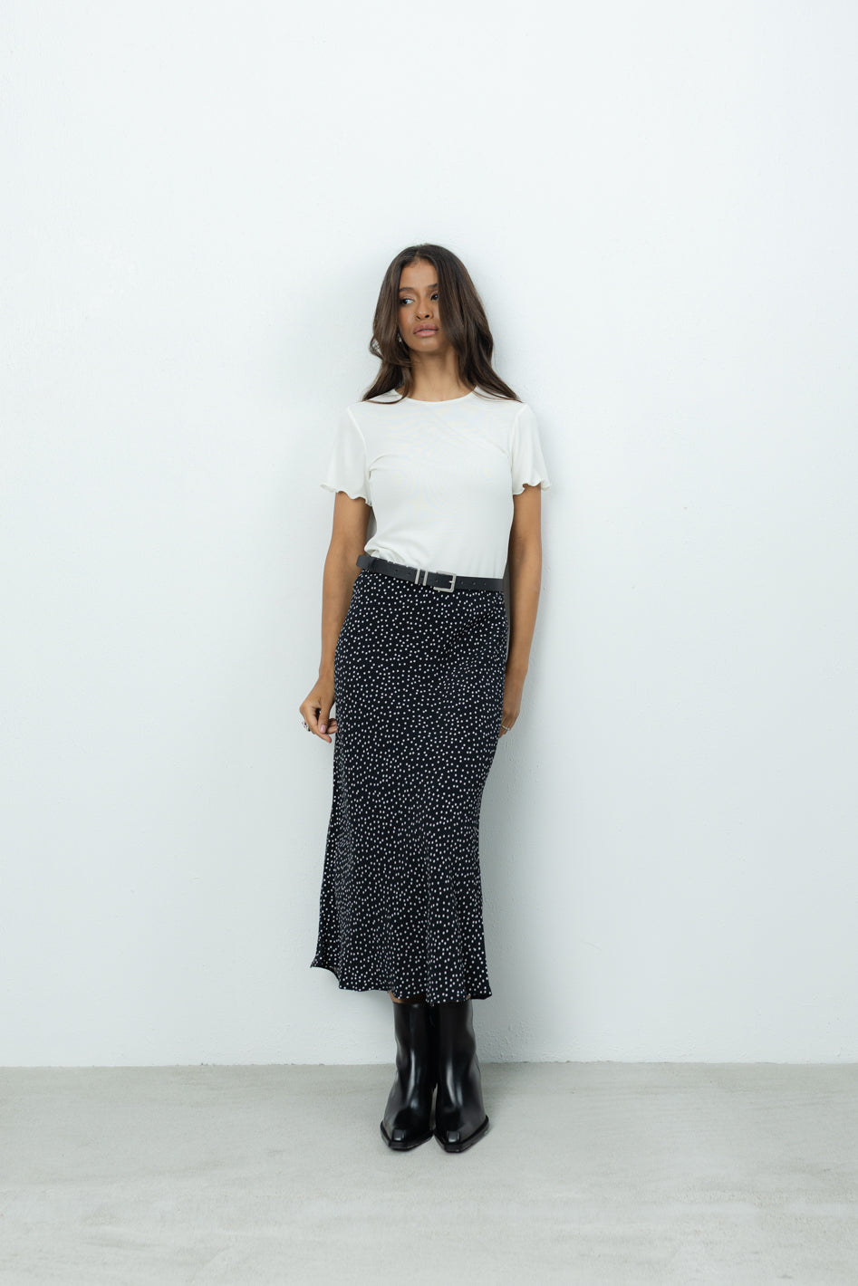 T-shirt Gaia White Petite