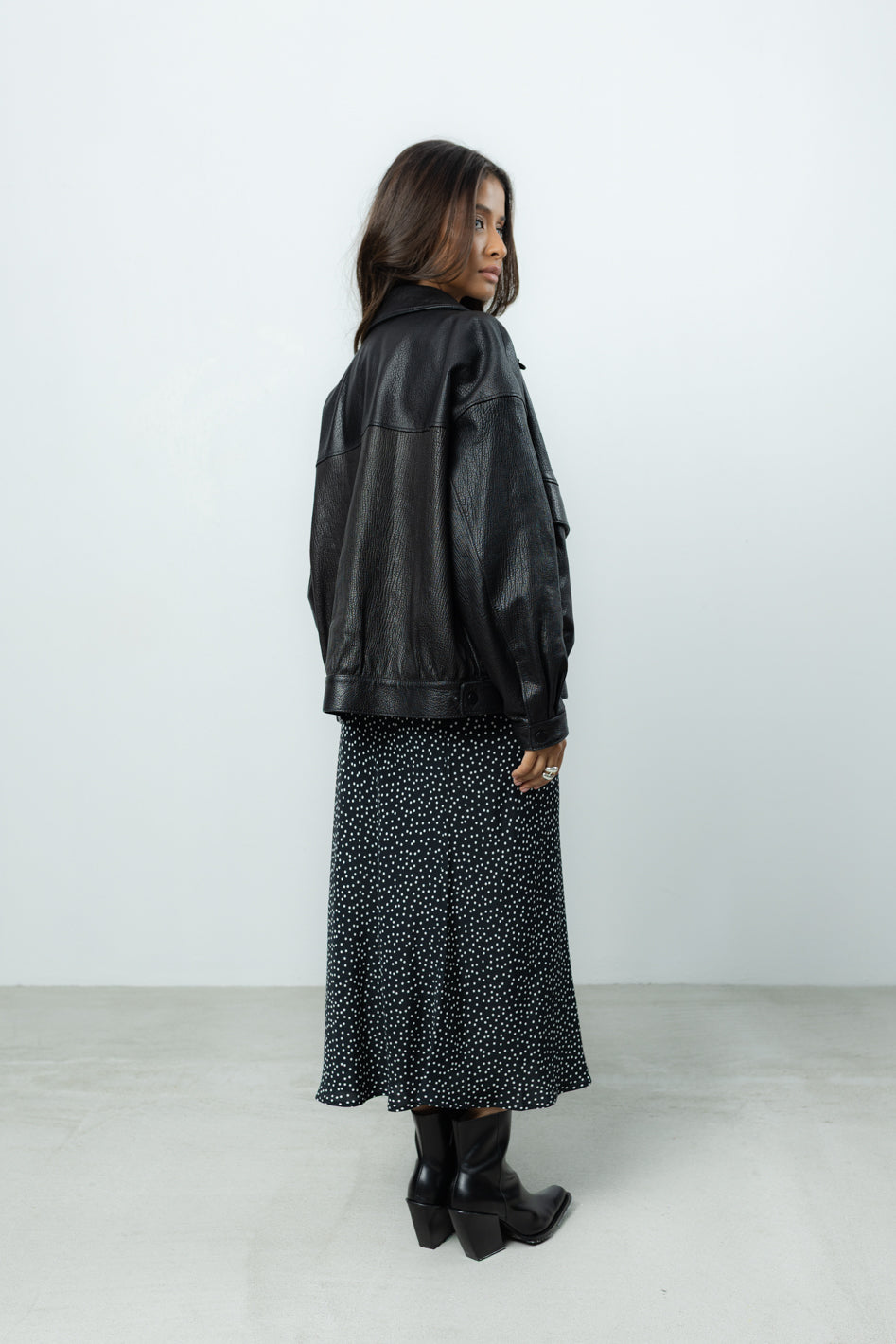 Kurtka Loara Leather Black Petite PREMIUM LIMITED