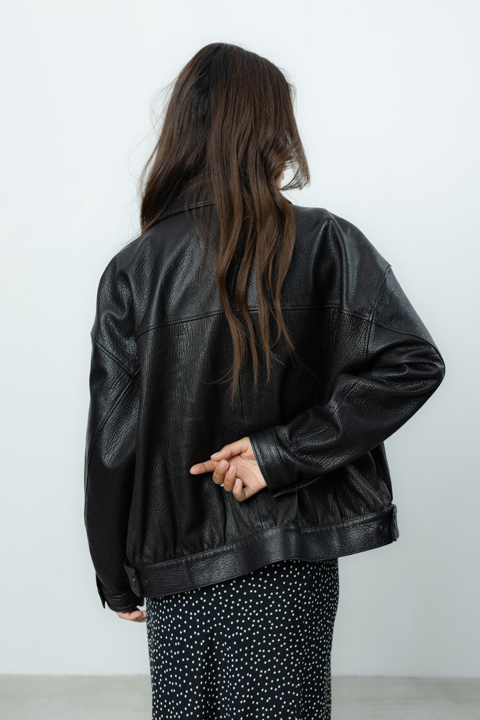 Kurtka Loara Leather Black Petite PREMIUM LIMITED