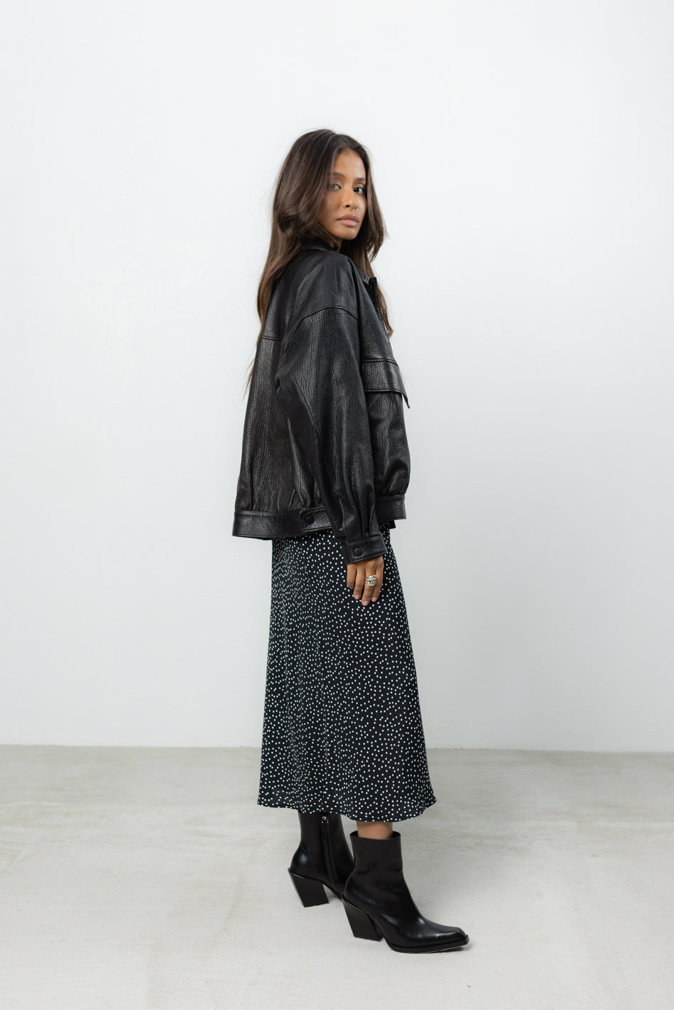 Spódnica Brina Black Dots Petite