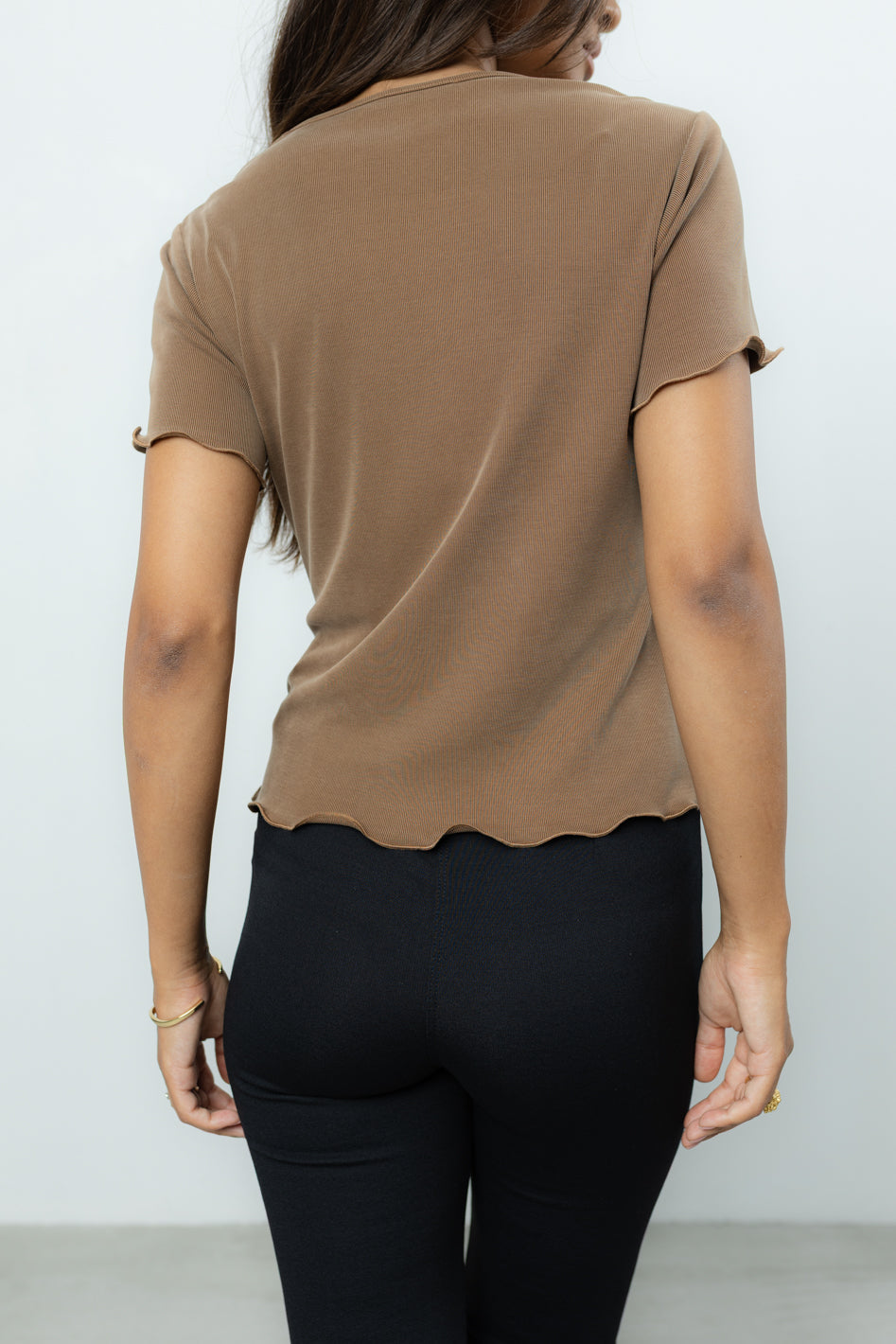 T-shirt Gaia Mocha Petite