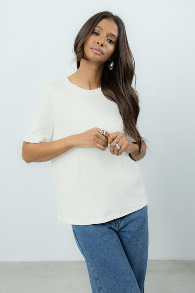 T-shirt Regro Vanilla Petite
