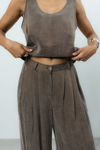 Top Belisa Brown Petite