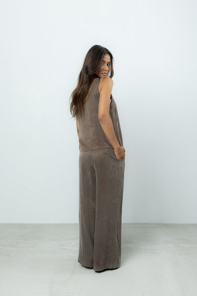 Spodnie Fabio Brown Petite