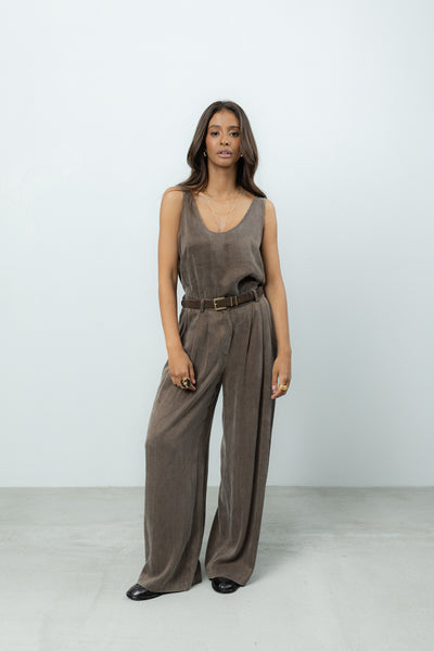 Top Belisa Brown Petite
