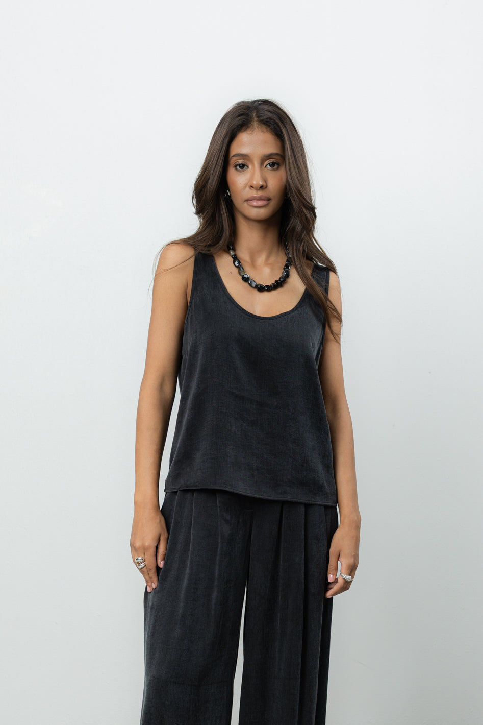 Top Belisa Black Petite