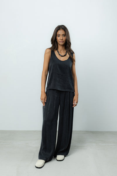 Top Belisa Black Petite