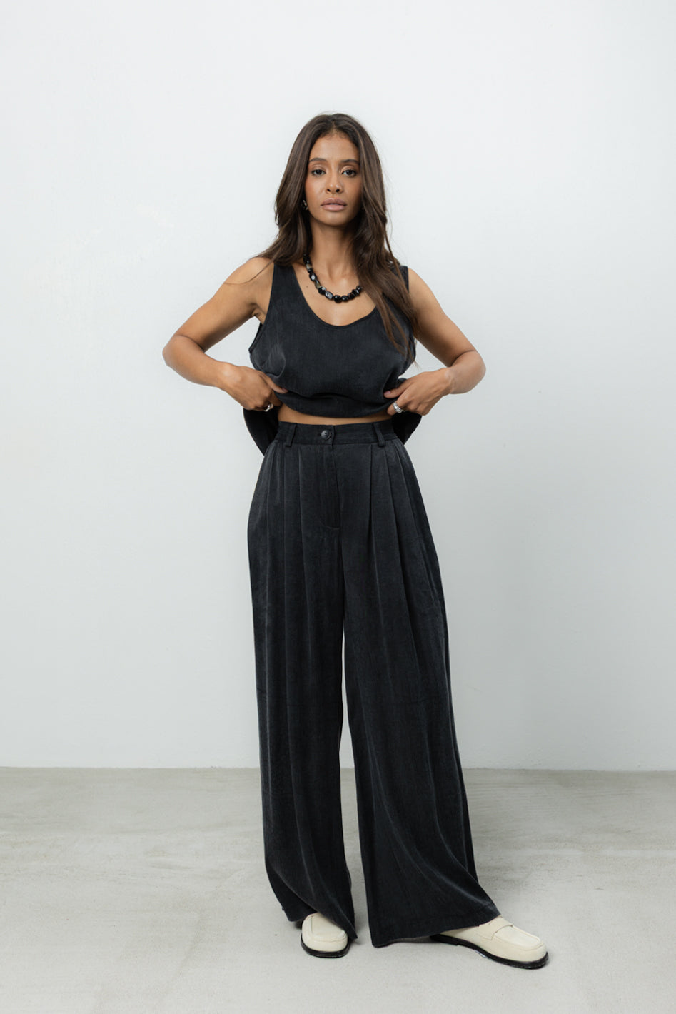 Spodnie Fabio Black Petite