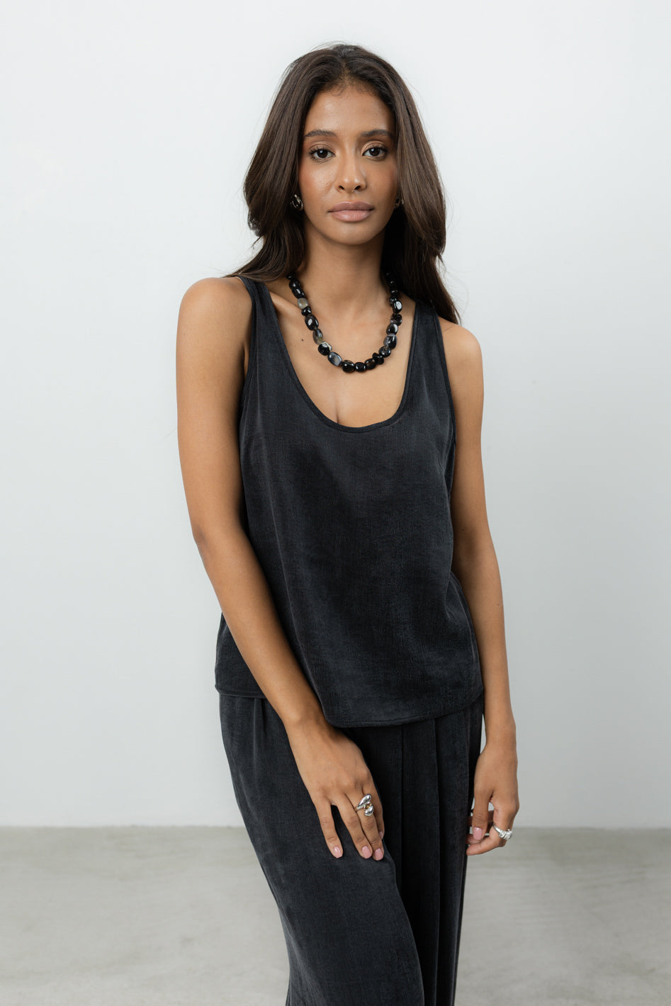 Top Belisa Black Petite