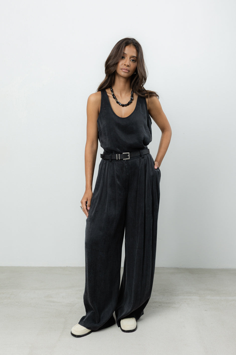 Top Belisa Black Petite