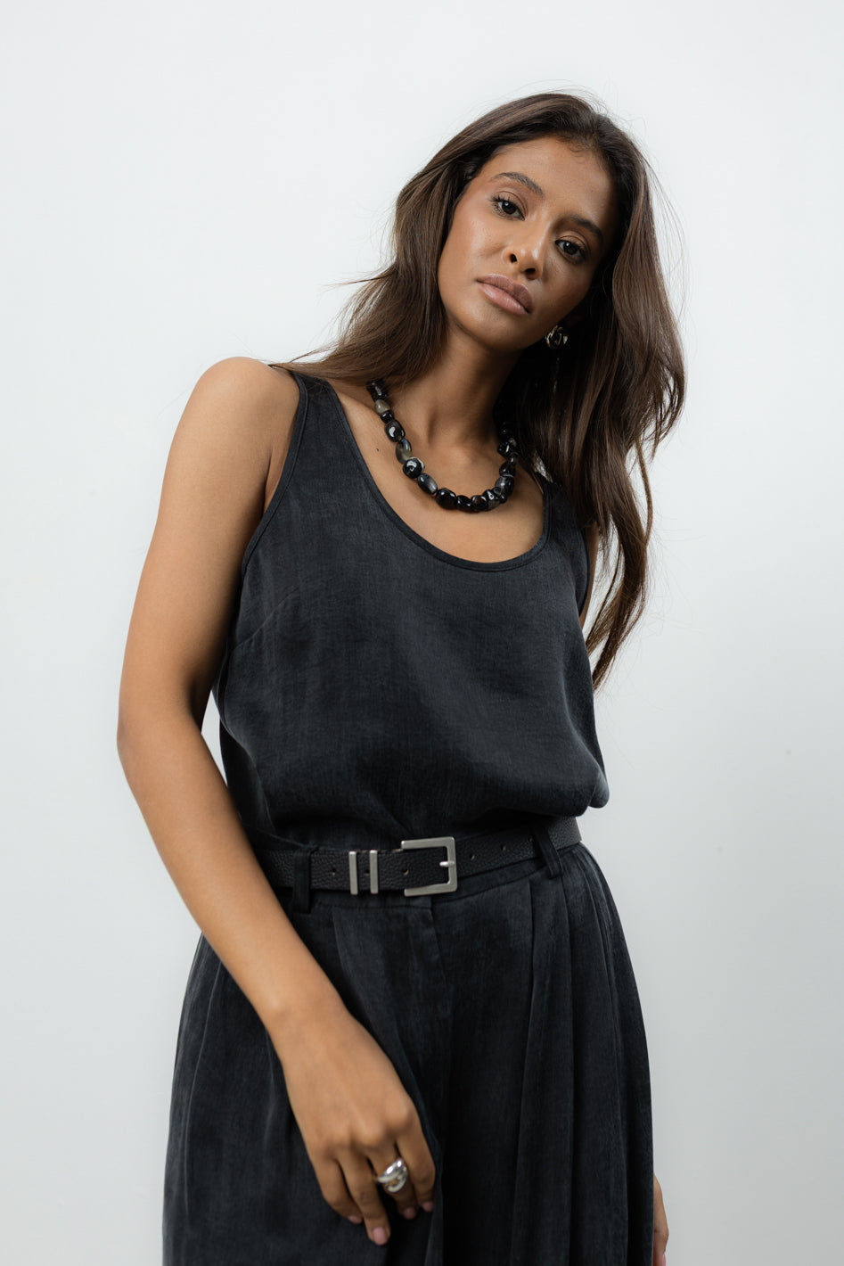 Top Belisa Black Petite