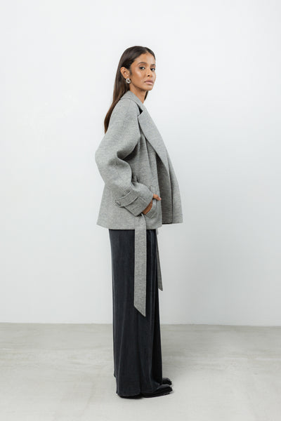 Płaszcz Marion Grey Wool Petite
