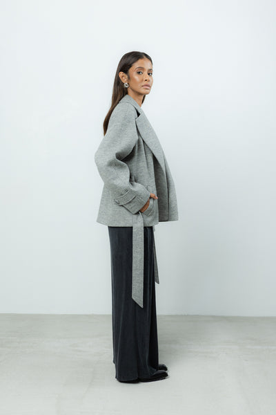 Płaszcz Marion Grey Wool Petite