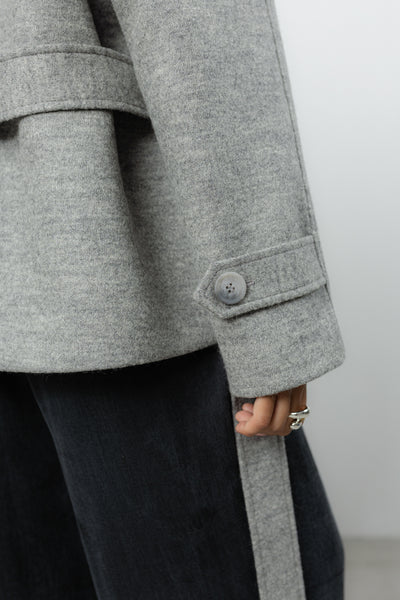 Płaszcz Marion Grey Wool Petite