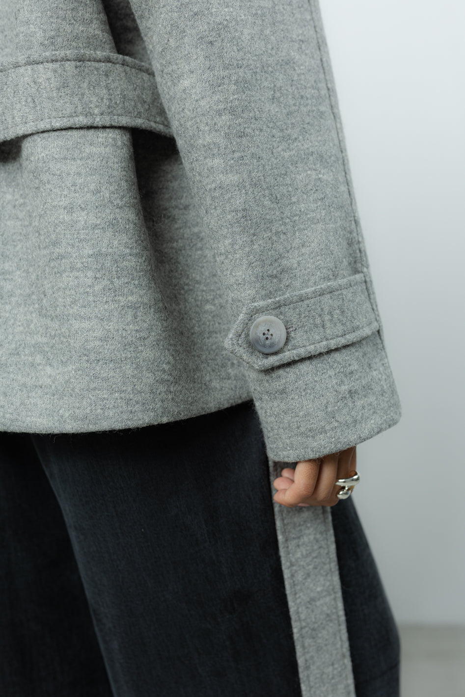 Płaszcz Marion Grey Wool Petite